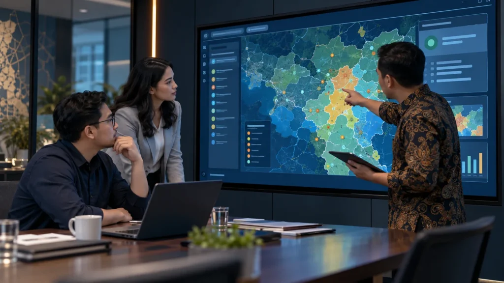 Perancangan Web GIS untuk sistem pendukung keputusan berbasis data spasial